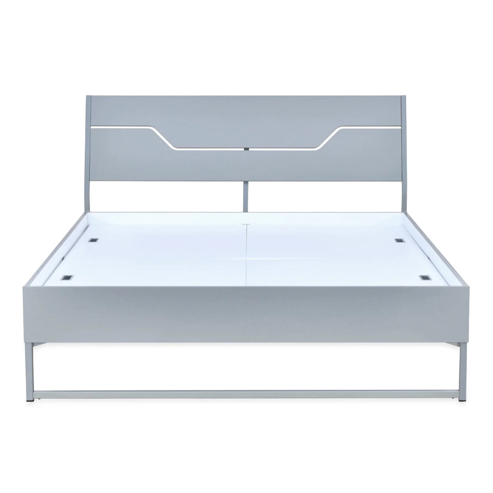 Grande grey bed front view