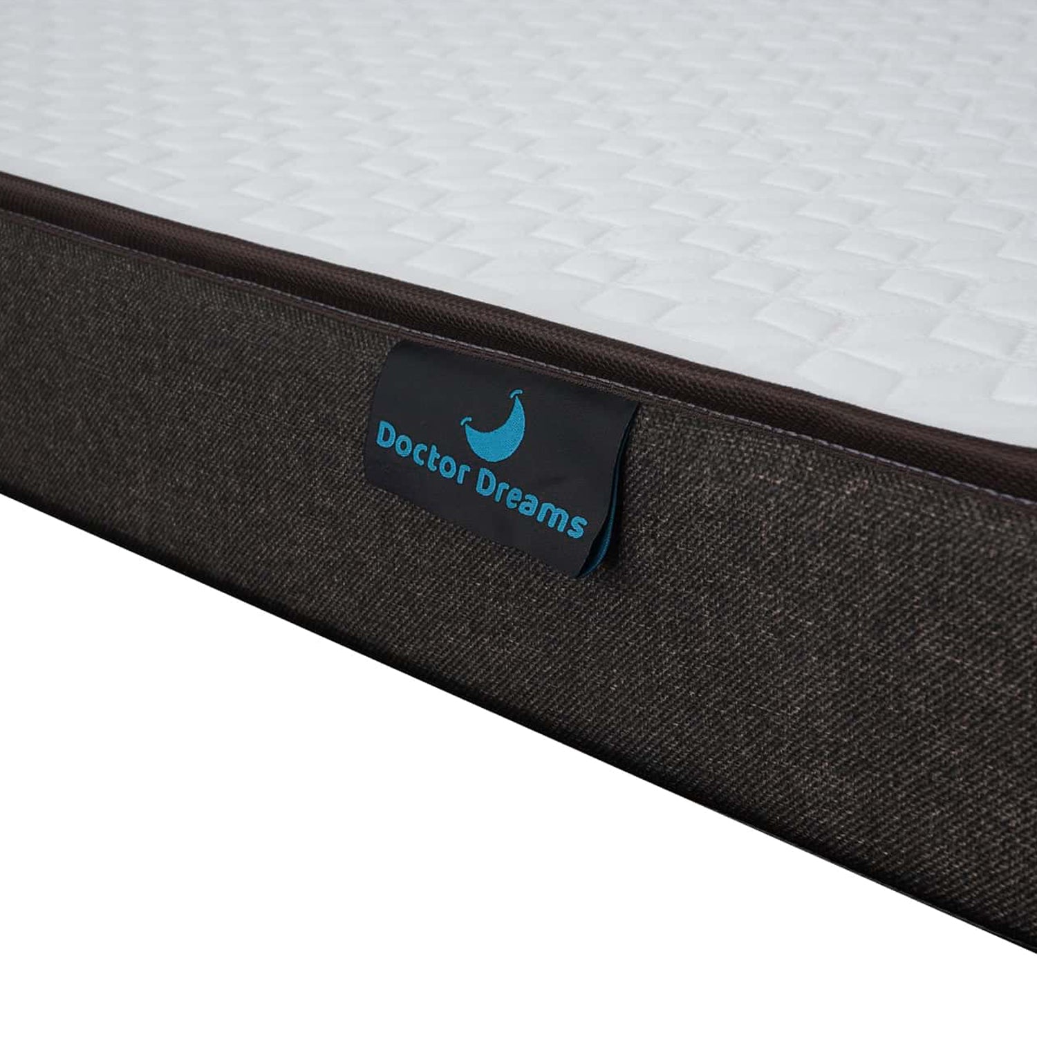 Striker Metal Bed Black Lite Dual mattress king mattress tag view
