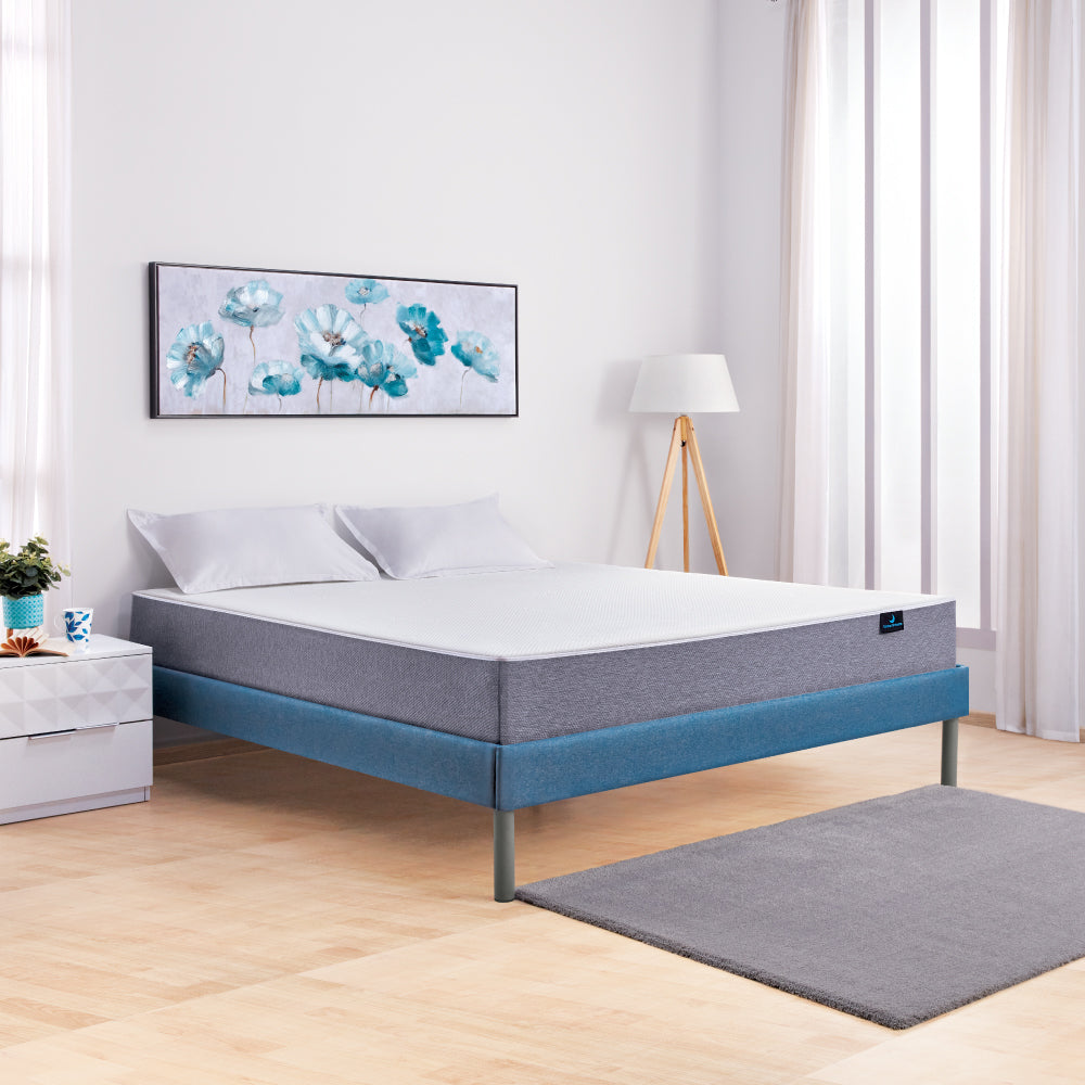 Velvette Upholstered Bed product image with props